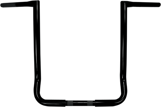 LA Choppers 1 1/4in. Twin Peaks Touring Handlebar Black LA-7361-18B