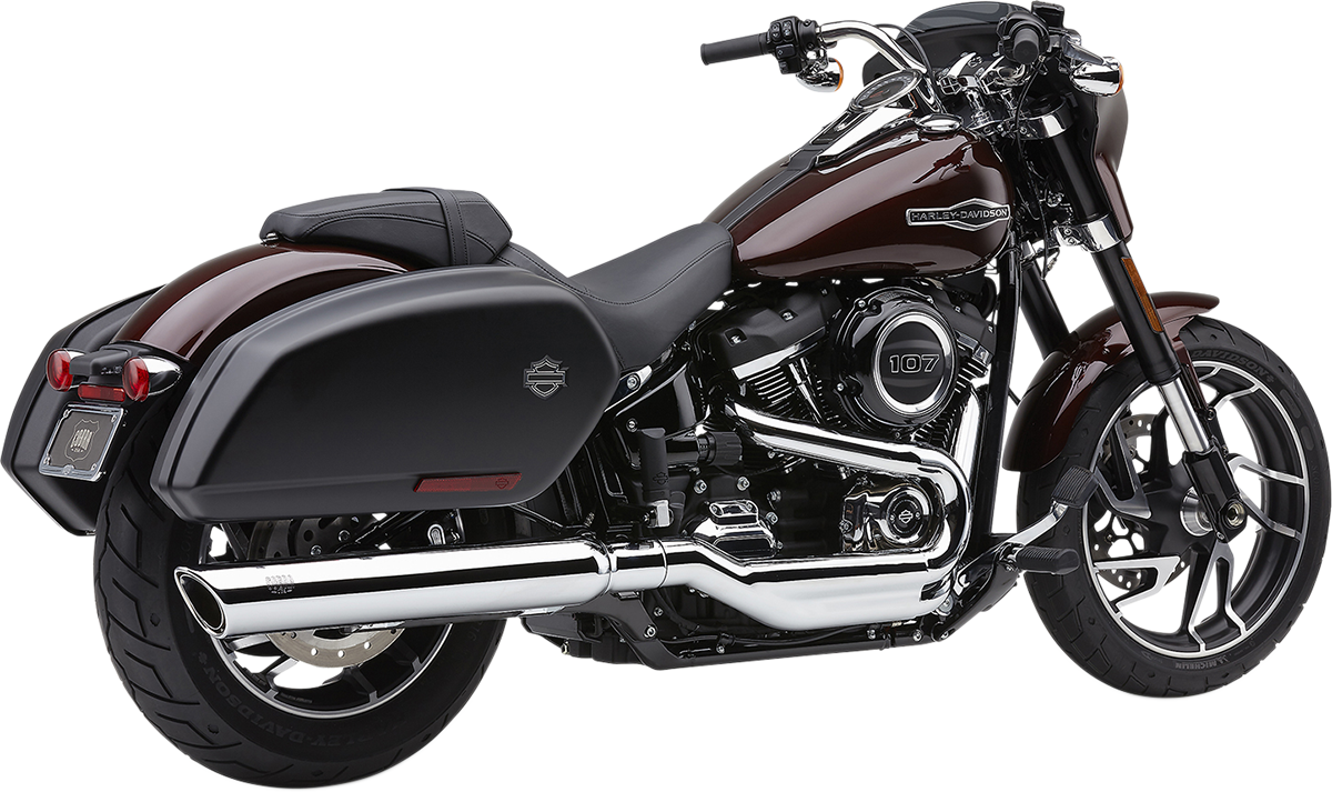 Cobra 4" Slip-On For Sport Glide Chrome 909 Twins 6520