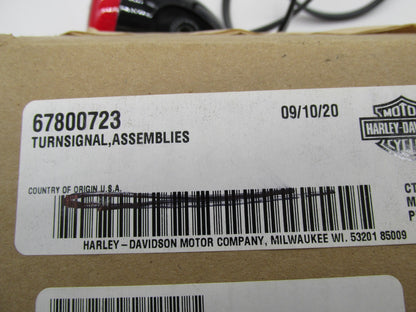 Harley Davidson Genuine NOS Dyna Low Rider Black Turn Signal Assembly