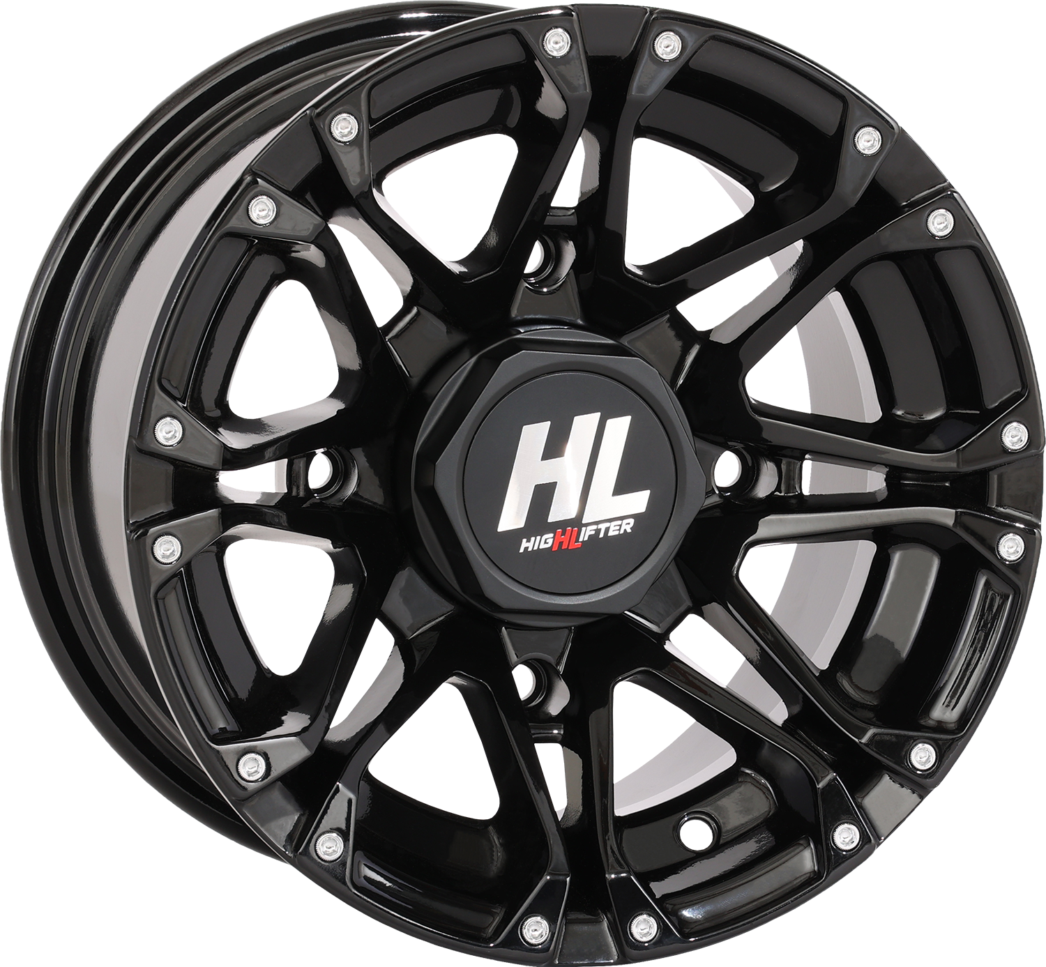 High Lifter HL3 Wheel 12x7 - 4/110 - 2+5 (-47 mm) Gloss Black 12HL03-1211