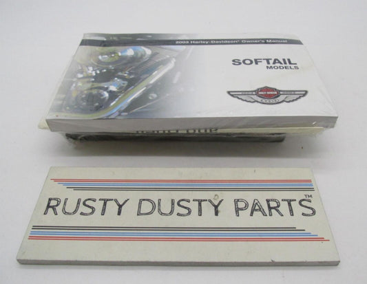 Harley Factory 2003 100th Anniversary Softail Owner's Manual 99588-03D 99469-03