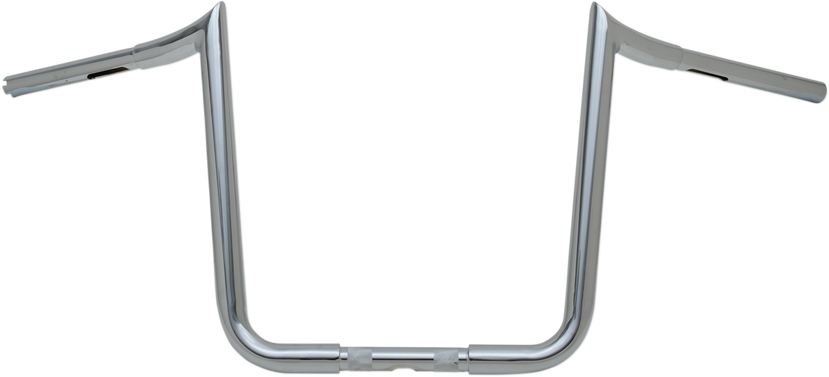 LA Choppers 1 1/4" Prime Ape Handlebars Chrome 16" End rise LA-7351-16