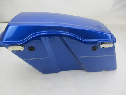 Harley Davidson Genuine NOS  Blue Right Saddlebag w/ Silver Pinstripe 90898-07CH