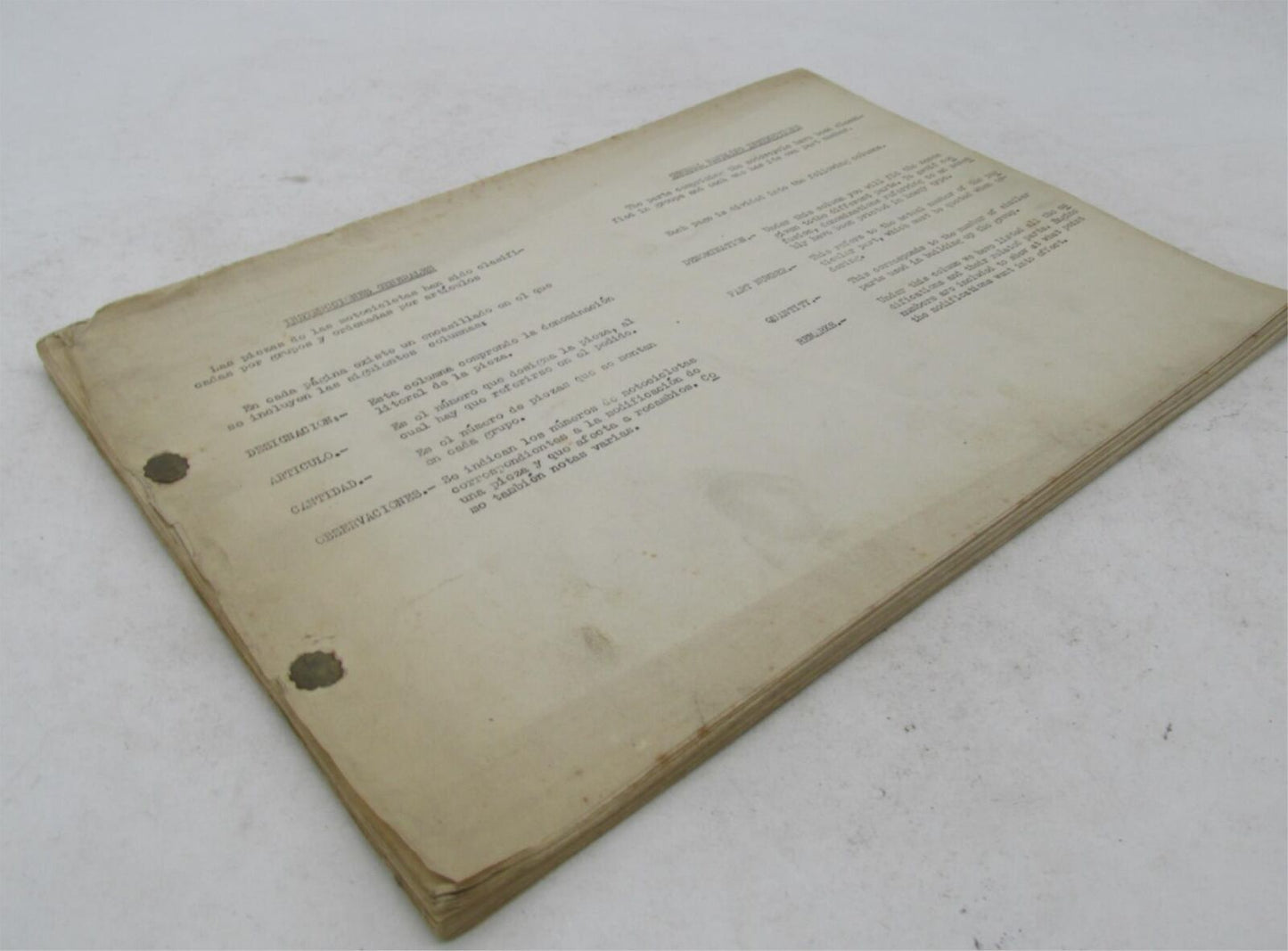 Bultaco Factory 1971 Bultaco Matador Mk4 Motorcycle Catalog Parts List