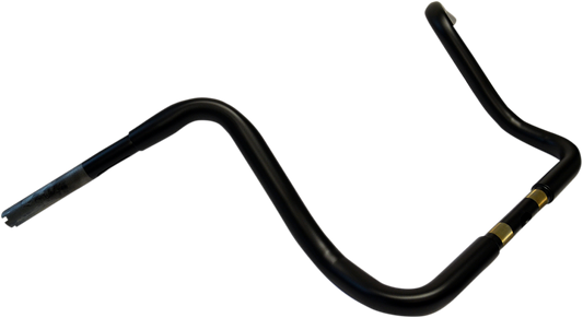 Drag Specialties 1 1/4in. Buffalo Bar Flat Black 13" Ape Hanger 0601-3508