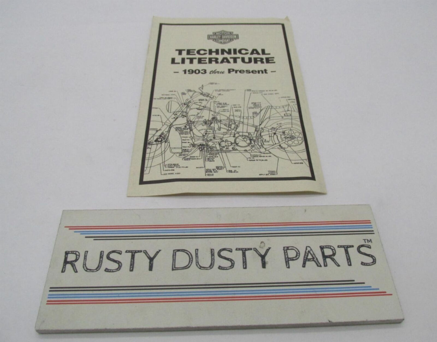 Harley-Davidson Genuine 1903-Present Technical Motorcycle Literature List TS-129