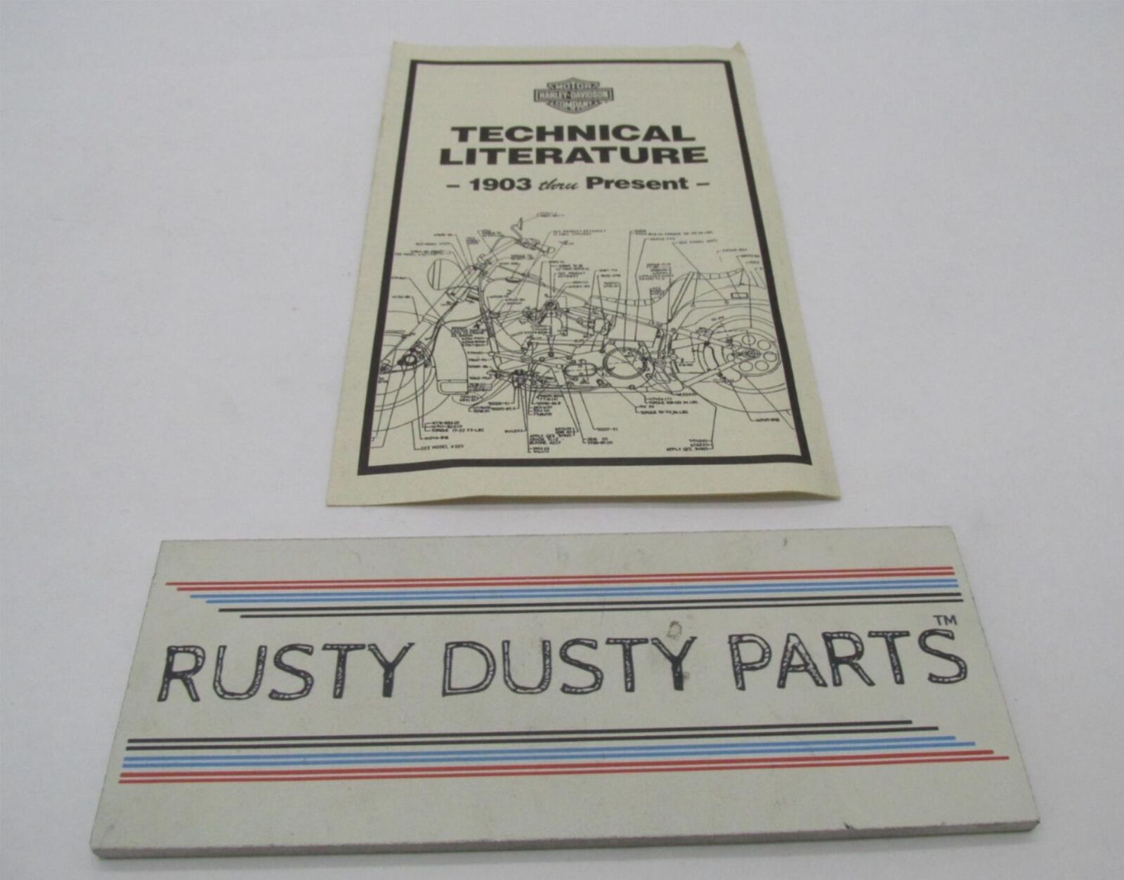Harley-Davidson Genuine 1903-Present Technical Motorcycle Literature List TS-129