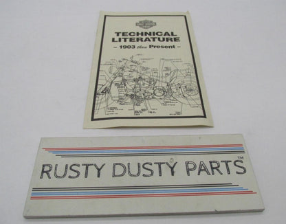 Harley-Davidson Genuine 1903-Present Technical Motorcycle Literature List TS-129