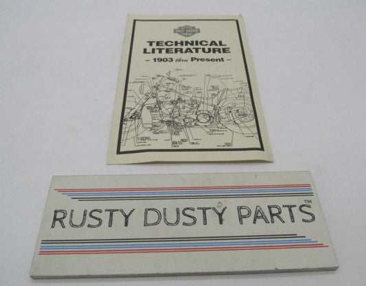 Harley-Davidson Genuine 1903-Present Technical Motorcycle Literature List TS-129