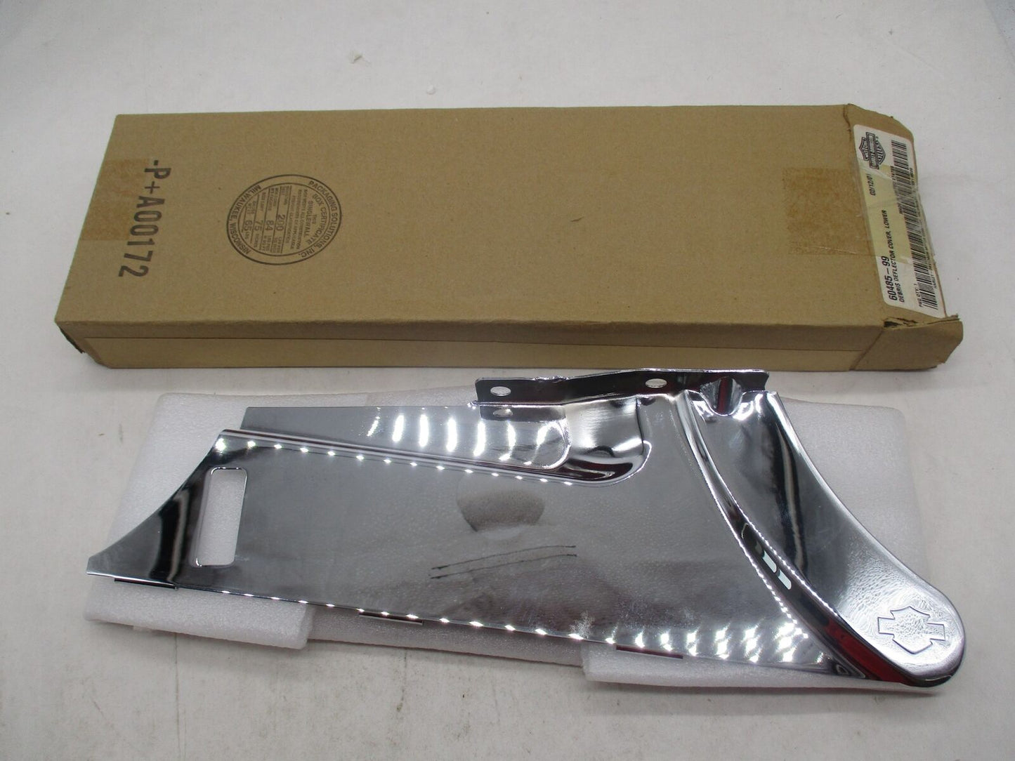 Harley Davidson Genuine NOS Chrome Lower Debris Deflector Cover 60485-99