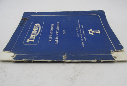 Triumph Tiger T90 Tiger T100S, T100R, T100C and T100T Replacement Parts Catalog