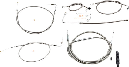 LA Choppers Standard Handlebar Cable/Brake Line Kit LA-8151KT-16