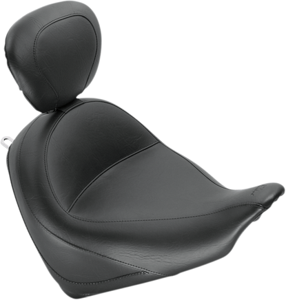 Mustang Wide Touring Solo Seat with Driver Backrest 79628