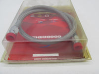 Goodridge NOS Stainless Steel Clear Coated 21" Universal Brake Line 80321