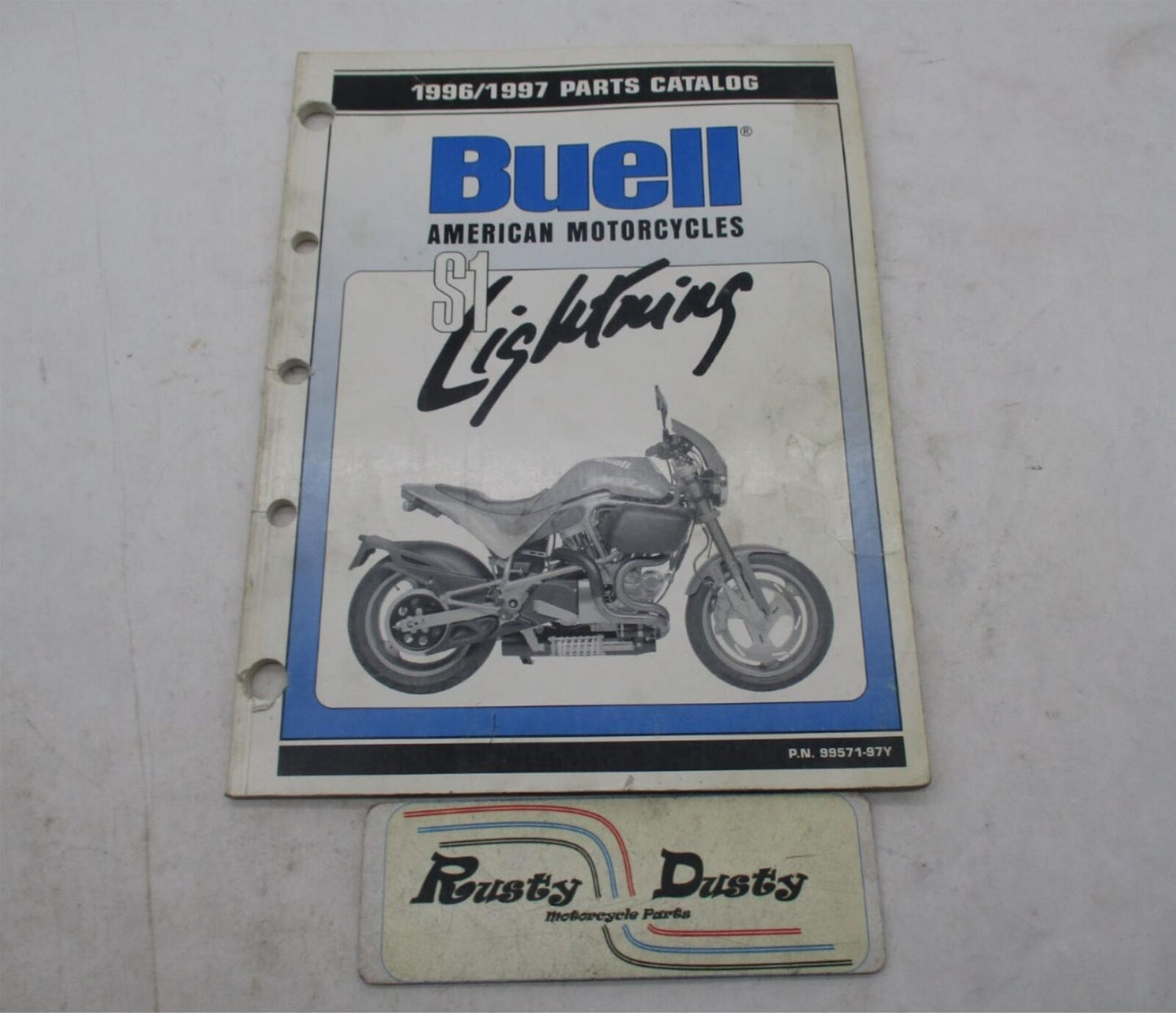 Harley Buell Official Factory 1996/1997 S1 Lightning Parts Catalog 99571-97Y