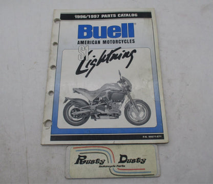 Harley Buell Official Factory 1996/1997 S1 Lightning Parts Catalog 99571-97Y