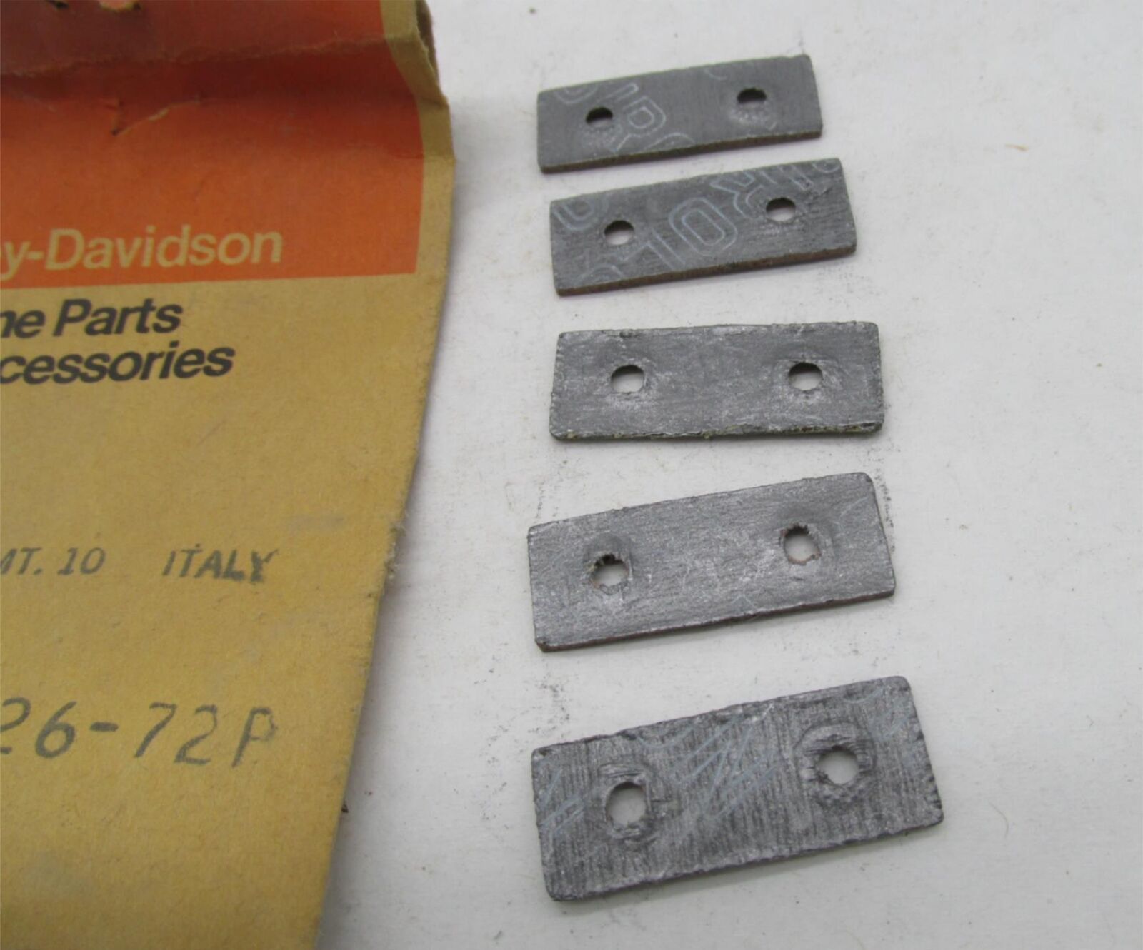 Lot of 5 Harley-Davidson Genuine NOS Aermacchi Muffler Insulator Clips 65226-72P