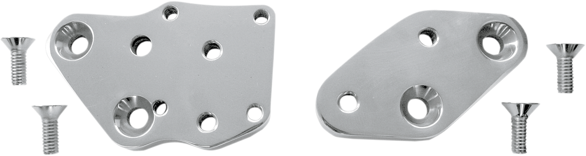 Accutronix Kick Back Adapter Plate 1 3/8in. Back - Chrome FCKB103-C