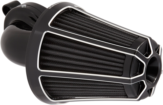 Arlen Ness Monster Sucker Air Cleaner Kits Black Bevelled 81-036