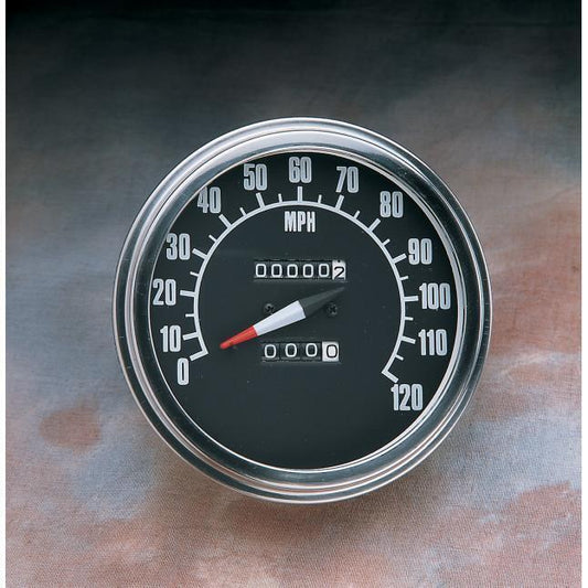 Drag Specialties 5in. Dash Mount 2240:60 Speedometer DS-243901