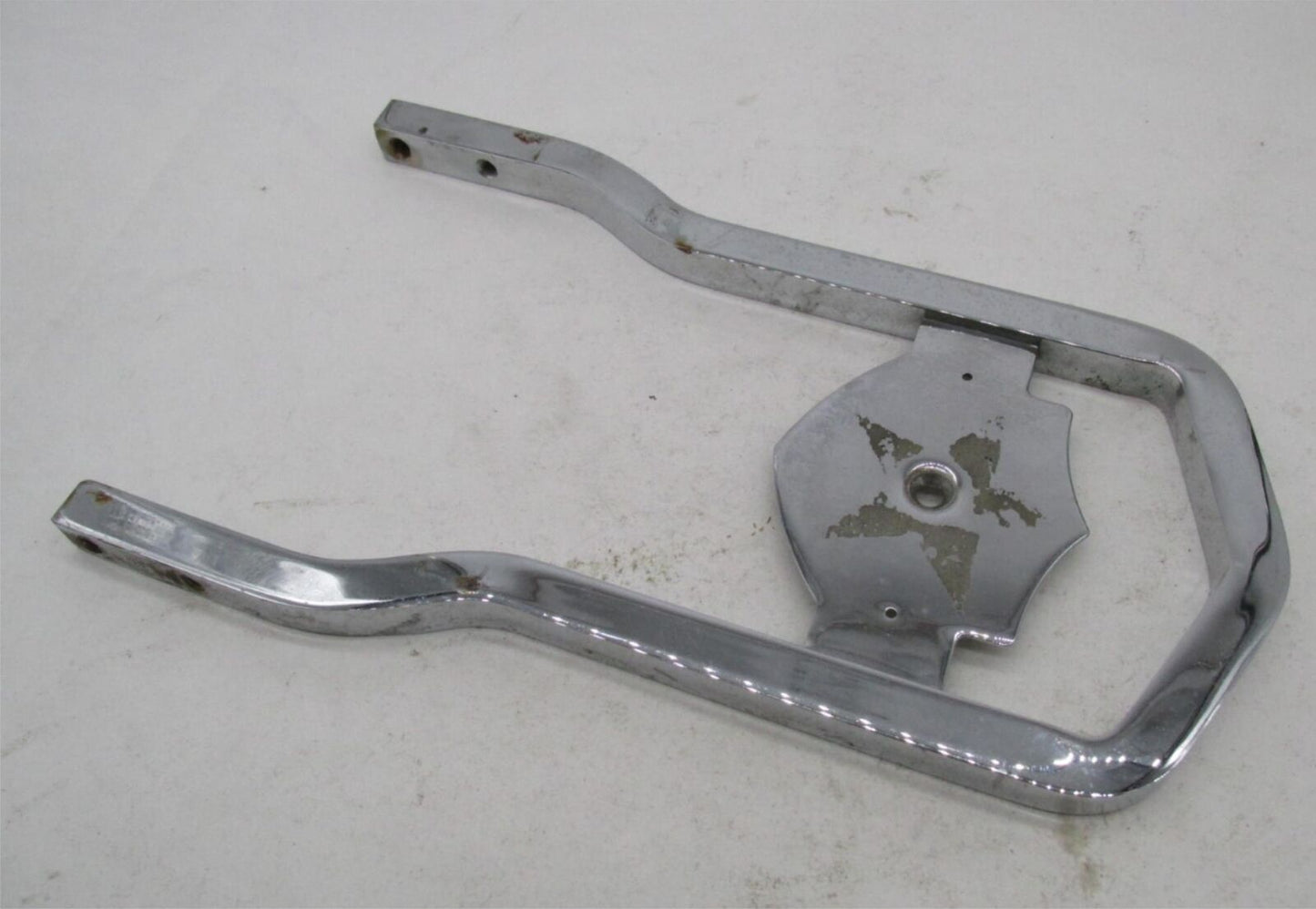 Harley-Davidson 11 2.5" Tall Chrome Sissy Bar Back Rest Bracket 5-5/8" Wide