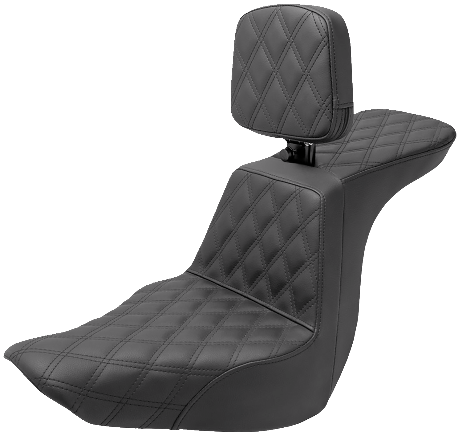 Saddlemen Tour Step Up Seat - Rider Backrest 818-29-195BR