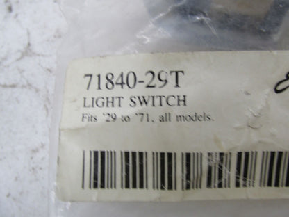 Harley Davidson Genuine NOS Dimmer Light Switch 71840-29T