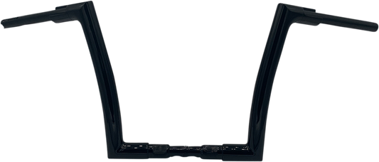 Fat Baggers, Inc. 1-1/2" EZ Install Flat Top Handlebar 12" Black 608012-B