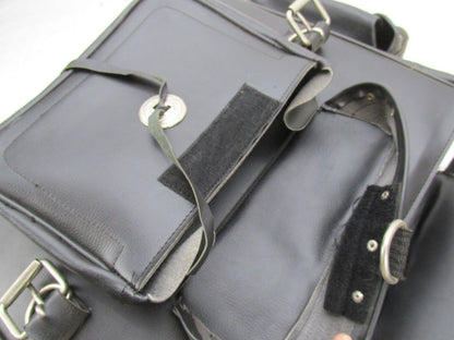 Harley Davidson Black Synthetic Leather Studded Sissy Bar Backrest Touring Bag