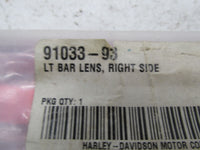 Harley Davidson Genuine NOS Electra Glo Right Side Light Bar Lens 91033-93