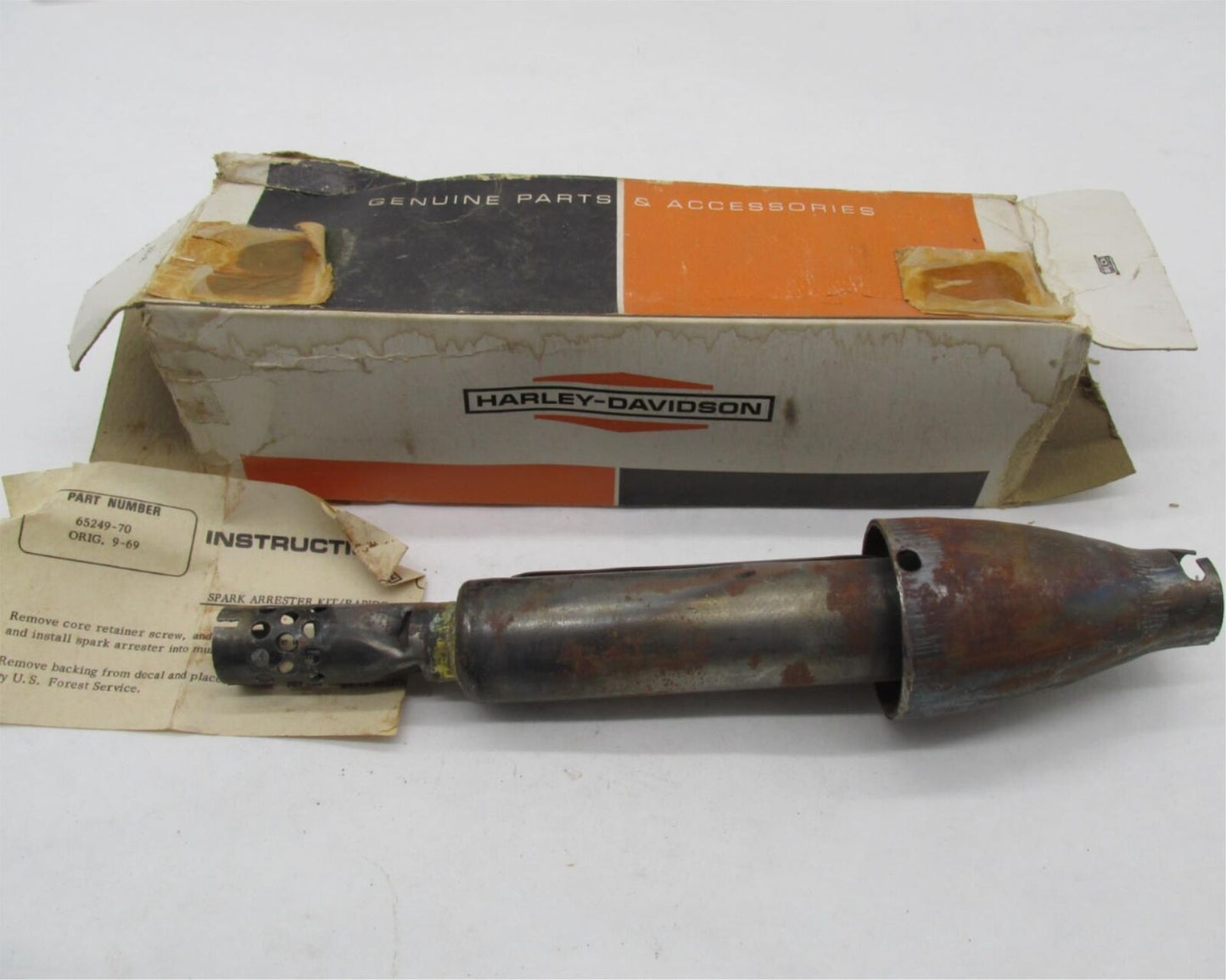 Harley Davidson Genuine NOS Aermacchi Muffler Spark Arrester Kit 65249-70