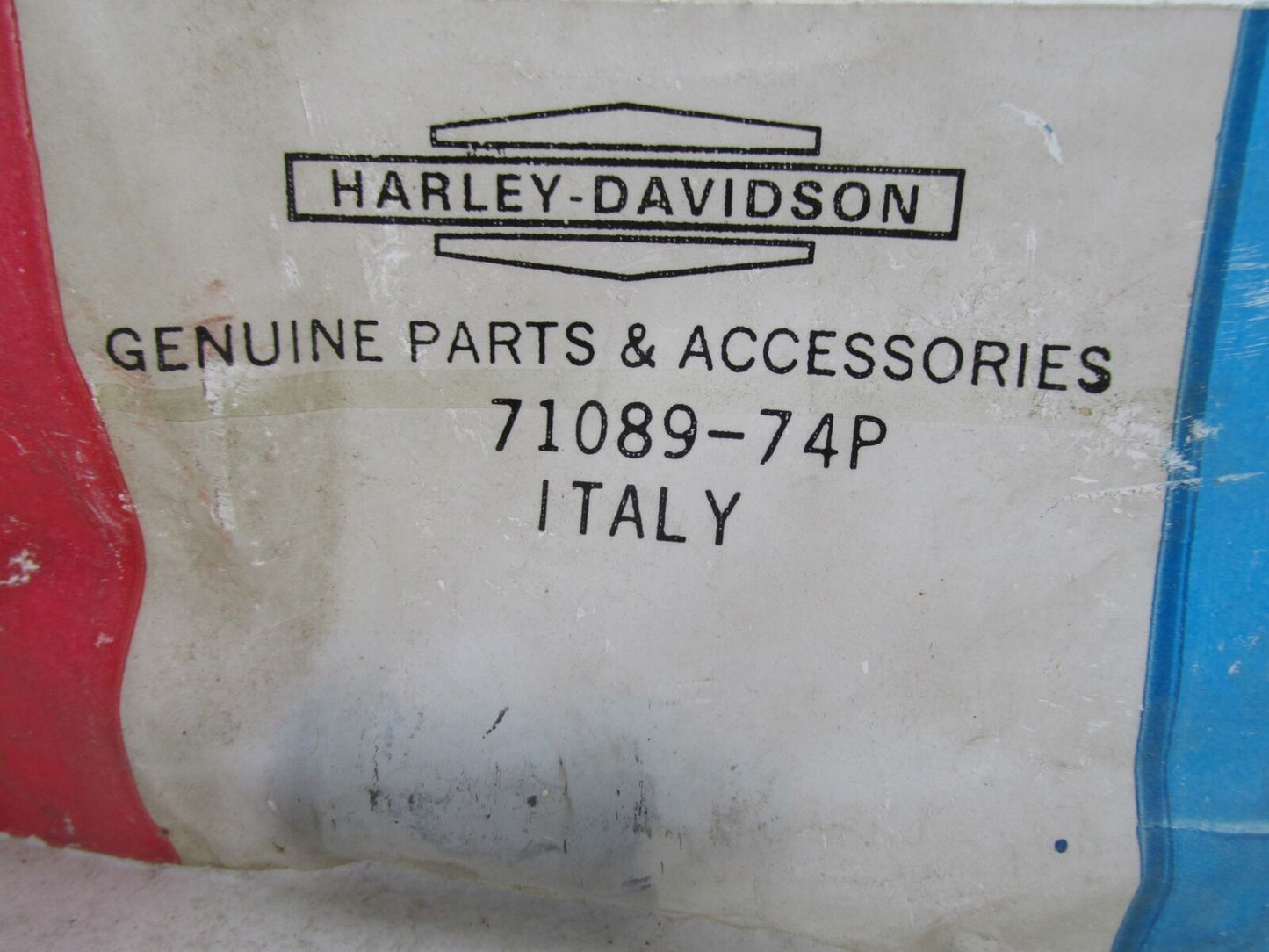 Harley-Davidson Aermacchi Genuine NOS High Beam Blue Light Indicator 71089-74P