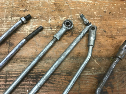 Mixed Lot of 6 Harley Connecting Shift Rods Lot EVO Shovelhead OEM Nic