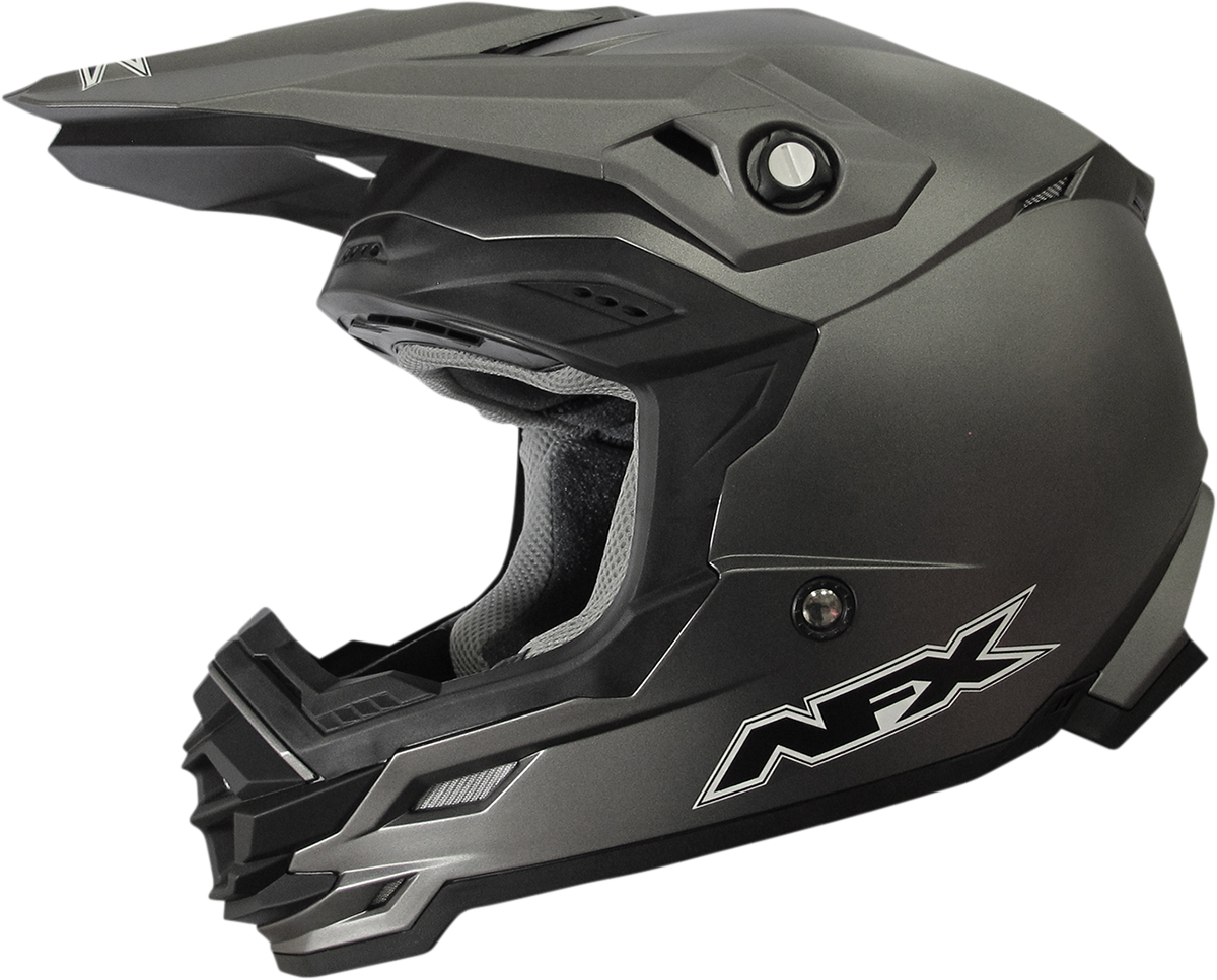 AFX FX-19R Solid Color Helmet Frost Gray XL 0110-7055