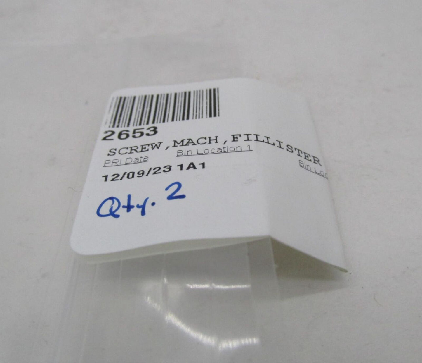 Lot of 2 Harley-Davidson Genuine NOS Mach Fillister Screws 2653
