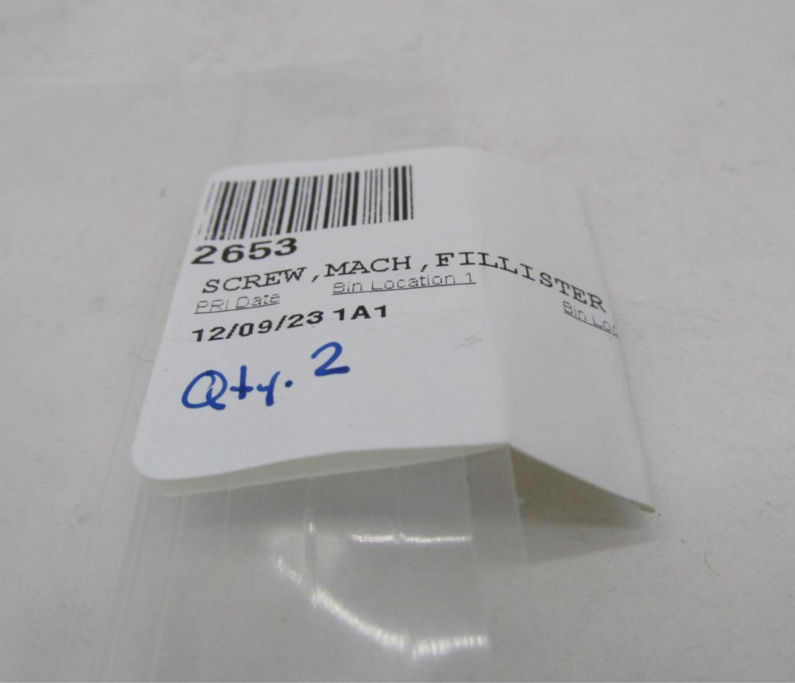 Lot of 2 Harley-Davidson Genuine NOS Mach Fillister Screws 2653