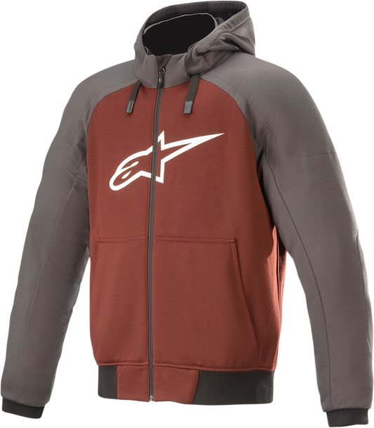 Alpinestars 21 Chrome Hoodie Gray/Burnt Orange 2XL 4200918-9134-2X