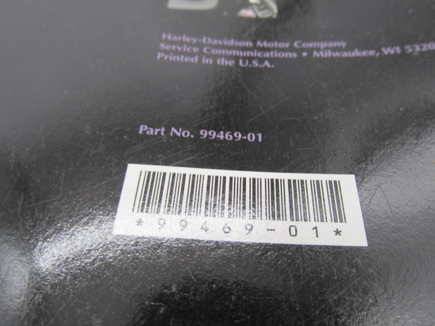 Harley-Davidson Official Factory 2001 Softail Motorcycle Owner's Manual 99469-01