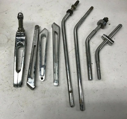 Mixed Lot Harley Davidson Mirrors Stems Chrome Slotted Custom