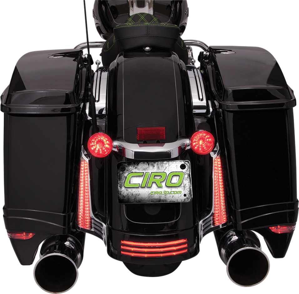 CIRO Saddlebag Filler Panel Chrome 40022