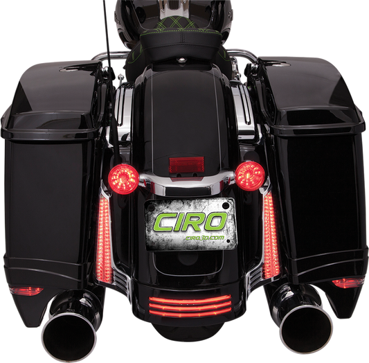 CIRO Saddlebag Filler Panel Chrome 40022