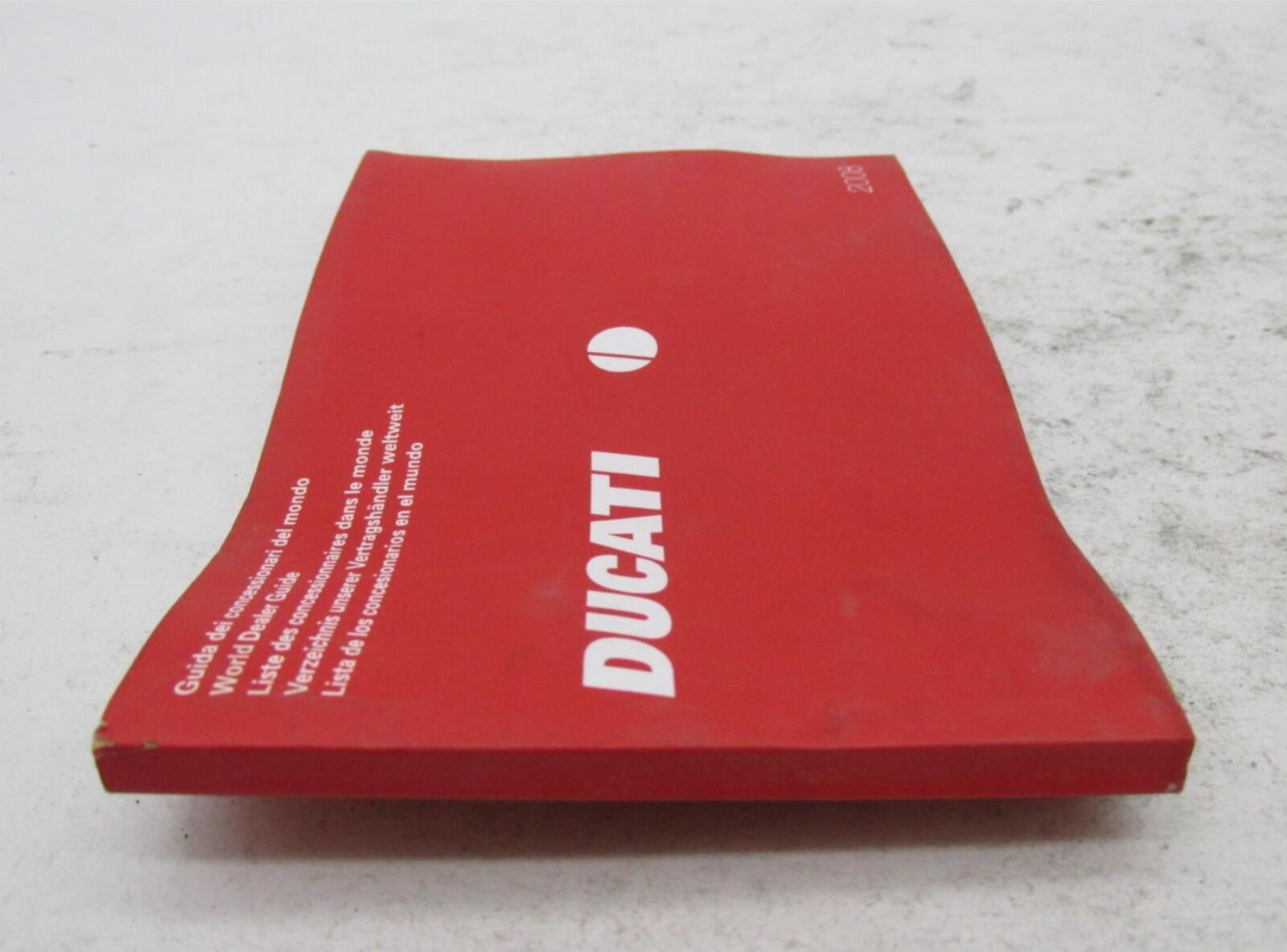 Ducati Official Factory 2008 Motorcycle World Dealer Guide Book