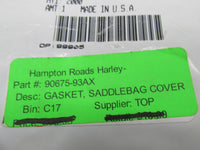 Harley Davidson Genuine NOS Saddlebag Cover Rubber Gasket 90675-93A