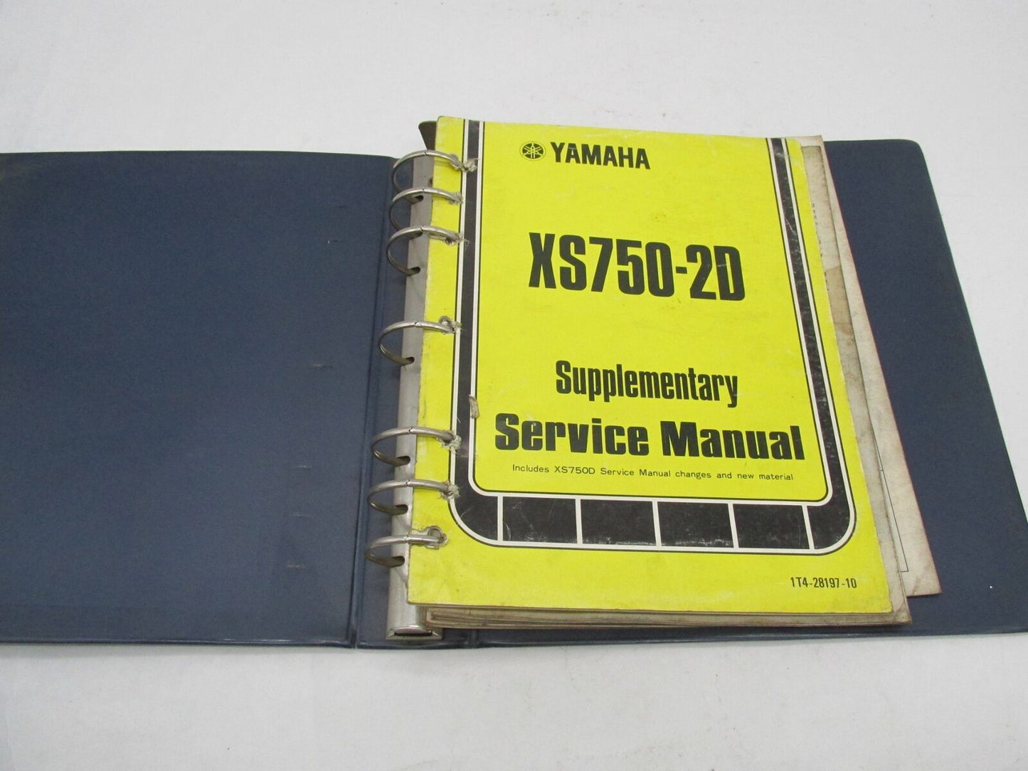 Yamaha Factory XS750-2D Supplementary Service Manual 1T4-28197-10
