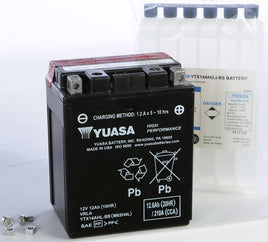 Yuasa High Performance Maintenance Free Battery YUAM62H4L