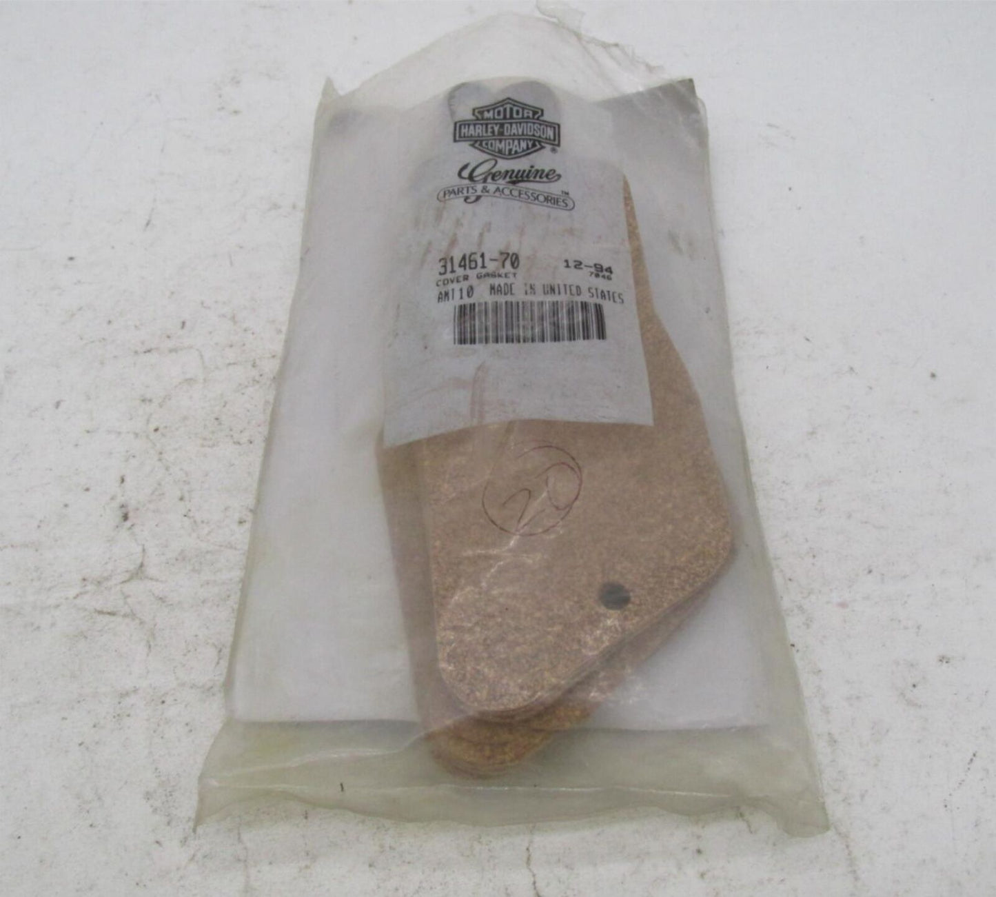 Lot of 19 Harley Davidson Genuine NOS Starter Cover Cork Gaskets 31461-70