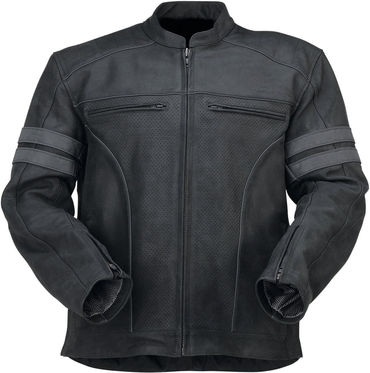 Z1R Remedy Leather Jacket Black Large 2810-3891