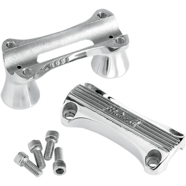 BILTWELL 2in. Thunder Riser Raw Polished ER-175-SS-PS