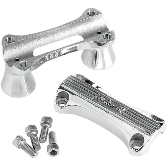 BILTWELL 2in. Thunder Riser Raw Polished ER-175-SS-PS