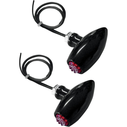 Joker Machine Astro LED Center Mount Marker Lights Black - Red LED 05-52RB